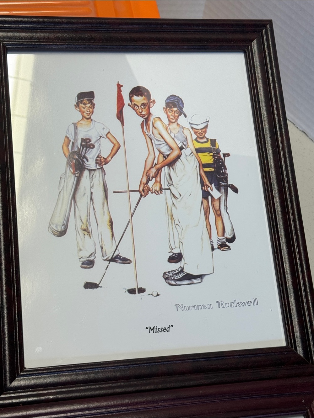 4 Prints of Norman Rockwell’s work. Never displayed - Picture 3 of 10